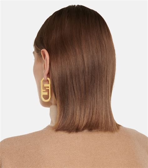 fendi single earring|genuine Fendi earrings.